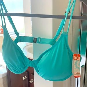 NWT Swim Systems Double Strap Underwire, Size 40DD